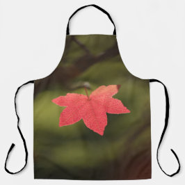 Ahornleaf Nature Foto Schürze