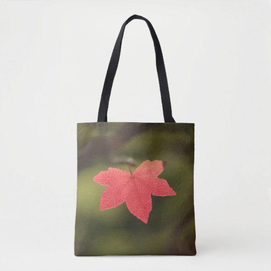 Ahornleaf Nature Foto Tasche (Vorderseite)