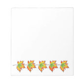 Ahornleaf Notizblock (Vorderseite)