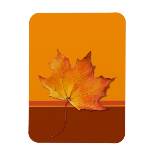 Ahornleaf orange Flexi Magnet (Vertikal)