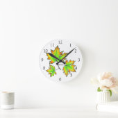 Ahornleaf Runde Wanduhr (Zuhause)