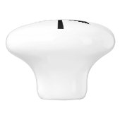 Ahornleaf-Schubladen Keramikknauf (Seitenansicht)