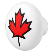 Ahornleaf-Schubladen Keramikknauf (Rechts)