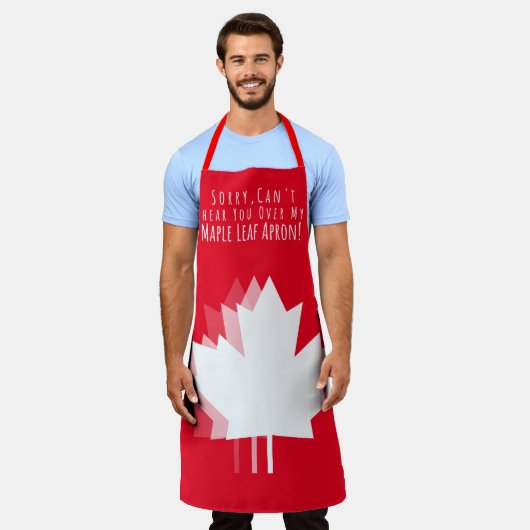 Ahornleaf Schürze (Getragen)