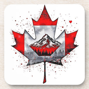 Ahornleaf-Soul Getränkeuntersetzer