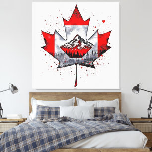 Ahornleaf-Soul Leinwanddruck