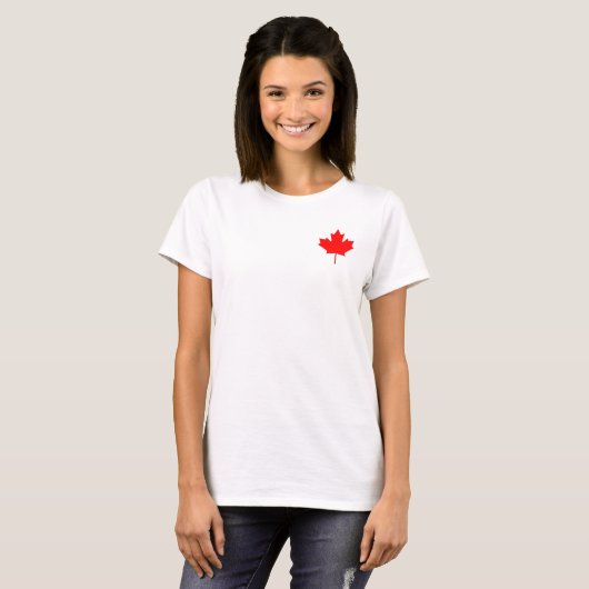Ahornleaf-Symbol T-Shirt (Vorne ganz)