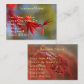 Ahornleaf, Visitenkarte (Vorne/Hinten)