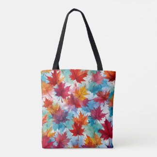 Ahornleaf Wasserfarben-Designtasche Tasche