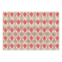 Ahornleaf-Wrapping Paper Flat Sheet Set 3
