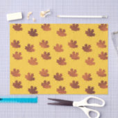 Ahornleder (Design 38 Gelb/Orange-Serie) Seidenpapier (Handwerk)