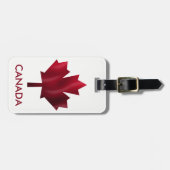 Ahornleder Gepäckanhänger (Vorderseite horizontal)