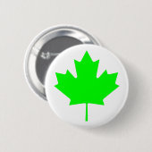 Ahornleder Grüne LtTransp Der MUSEUM Zazzle Gesche Button (Vorne & Hinten)