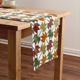 Ahornleder-Quiltmuster-Design 1 Mittelgroßer Tischläufer