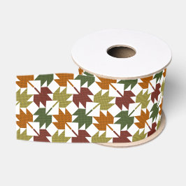 Ahornleder-Quiltmuster-Design 1 Ripsband
