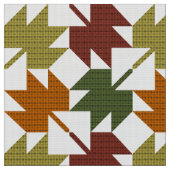 Ahornleder-Quiltmuster-Design 1 Stoff (Nahaufnahme)