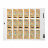 Ahornmonogramm Tan Brown (Vorne)