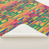 Ahornnoir: Schwarz-Farbe-Mode" Sherpadecke (3/4)