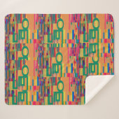 Ahornnoir: Schwarz-Farbe-Mode" Sherpadecke (Vorderseite (Horizontal))