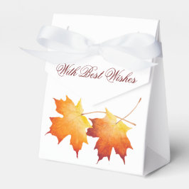 Ahornpaare auf einem Vorgeschmack Geschenkschachtel