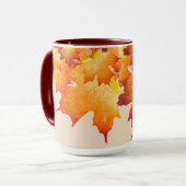 Ahornpaare auf einer Combo-Tasse (1) Tasse (Vorderseite Links)