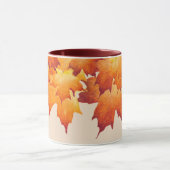 Ahornpaare auf einer Combo-Tasse (2) Tasse (Zentrum)
