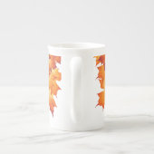 Ahornpaare auf einer Knochen-China-Tasse Porzellantasse (Rückseite)