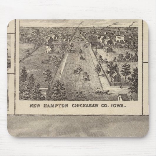 Ahornpflanze, Cedar Co New Hampton Mousepad (Vorne)