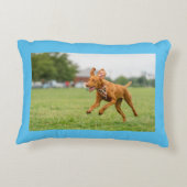 Ahornpilz und Cartoon Dekokissen (Rückseite)