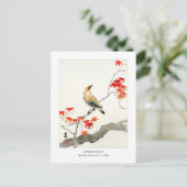 Ahornpilzvogel - Ohara Koson - Postkarte (Stehend Vorderseite)