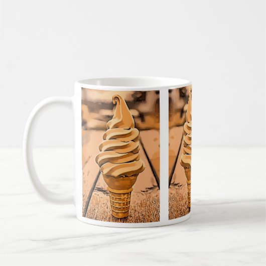 Ahornsahne-Kaffee-Tasse Kaffeetasse (Links)