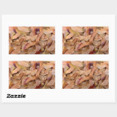 Ahornsamen Textur Muster Natur Hintergrund Rechteckiger Aufkleber (Blatt)