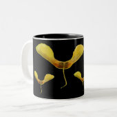 Ahornsamen Zweifarbige Tasse (Vorderseite Links)