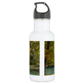 Ahornschirm über Dogwood-Bach aus Edelstahl Edelstahlflasche (Rückseite)