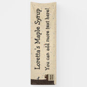 Ahornsirup 2.5' x 8' Custom Banner (Vertikal)