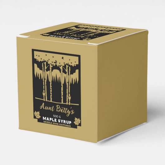 Ahornsirup-Bauer Markt Geschenkschachtel (Vorderseite)