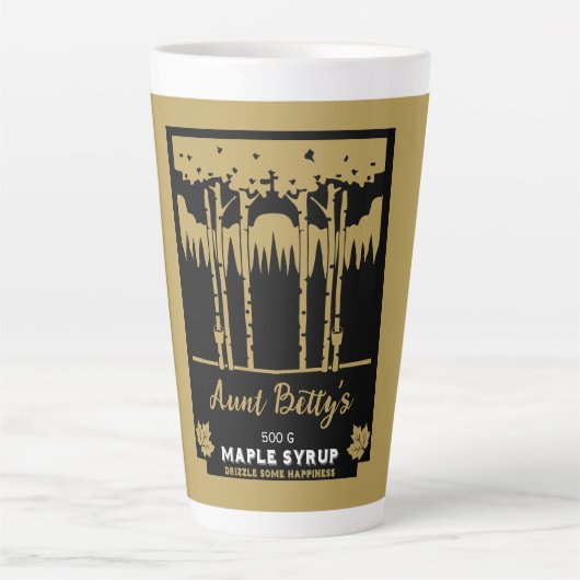 Ahornsirup-Bauer Markt Milchtasse (Vorderseite)