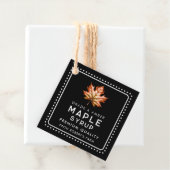 Ahornsirup Geschenkanhänger (Beispiel)