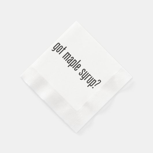 Ahornsirup got serviette (Ecke)