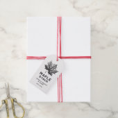 Ahornsirup hausgemachte Rezepte mit Blätter Geschenkanhänger (Mit Garn)