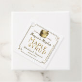 Ahornsirup Metallic Gold Tag extravagante Grenze Geschenkanhänger (Beispiel)