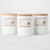 Ahornsirup-Perchment-Säuleneimer nach Markierung 3 Lebensmitteletikett (Flaschen)