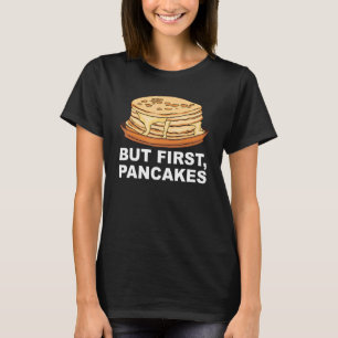 Ahornsirup-Pfannkuchen-Frühstücksdesign für einen T-Shirt