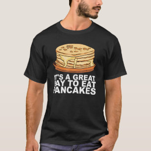 Ahornsirup Pfannkuchen Frühstücksdesign für einen T-Shirt