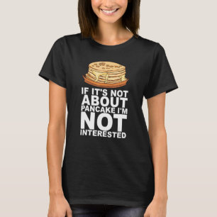 Ahornsirup Pfannkuchen Frühstücksdesign für einen T-Shirt