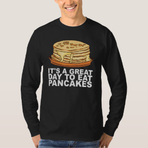 Ahornsirup-Pfannkuchen-Frühstücksdesign für einen  T-Shirt