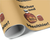 Ahornsirup Reicher Und Gesünder Geschenkpapier (Rolleneckpunkt)