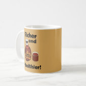 Ahornsirup Reicher Und Gesünder Kaffeetasse (Vorderseite Links)