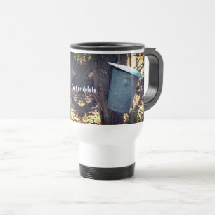 Ahornsirup Sap-Bucket Personalisiert Reisebecher