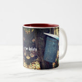 Ahornsirup Sap-Bucket Personalisiert Zweifarbige Tasse (VorderseiteRechts)